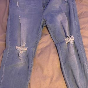 These are shein jeans plus size size 18 worn once when trying on and that is it